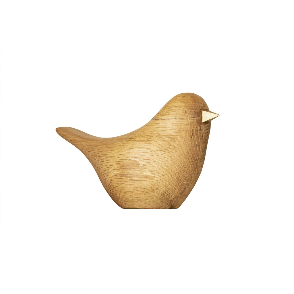 Oiseau décoratif en chêne