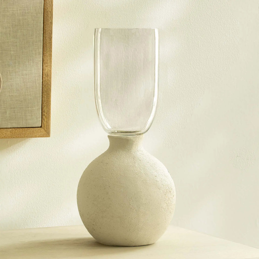 Vase décoratif rond minimaliste