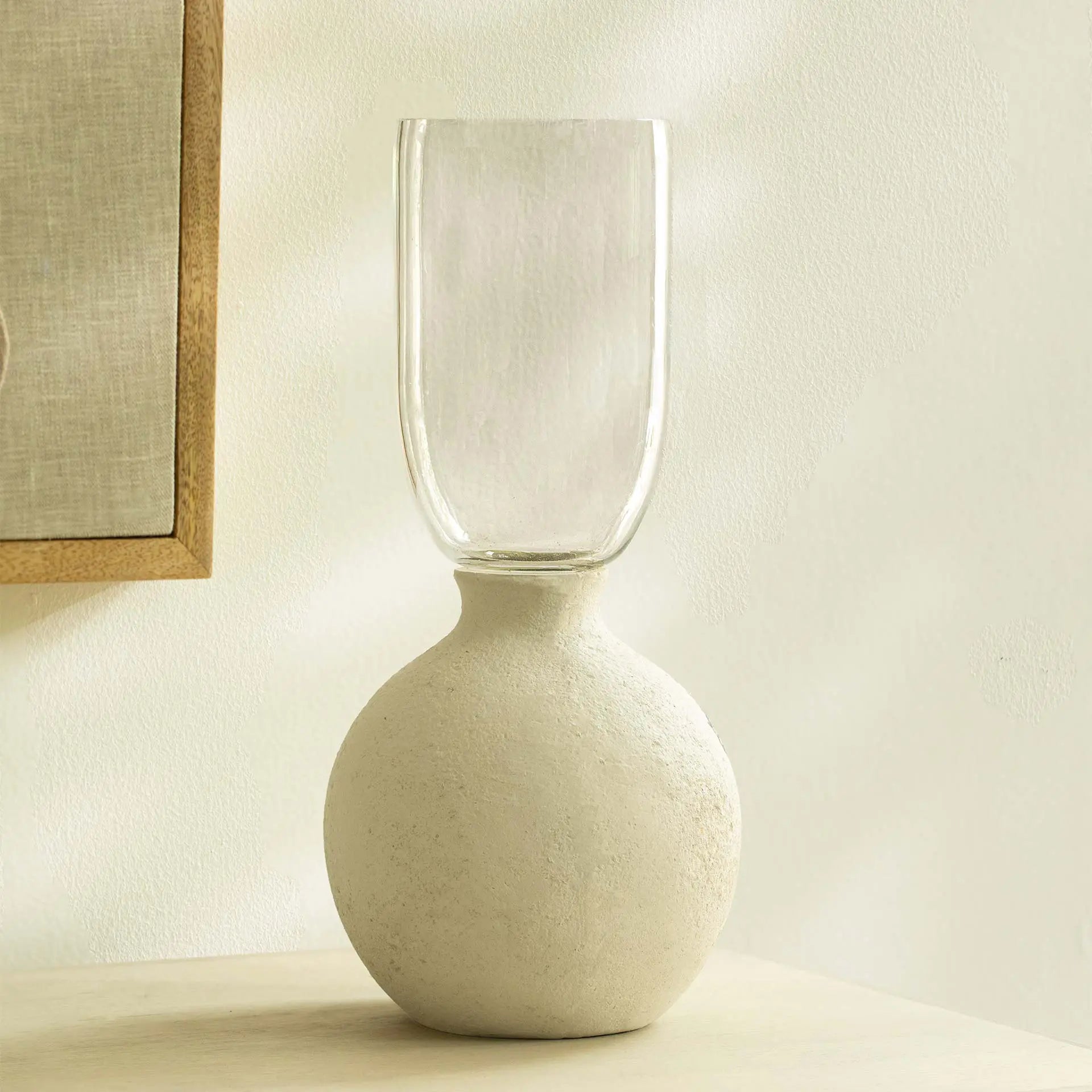 Vase décoratif rond minimaliste