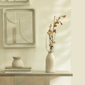 Grand vase minimaliste blanc cassé