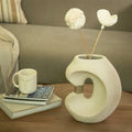 Petit vase avec travail en fil de fer