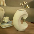Grand vase avec travail de fil de fer