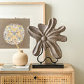 Sculpture florale abstraite