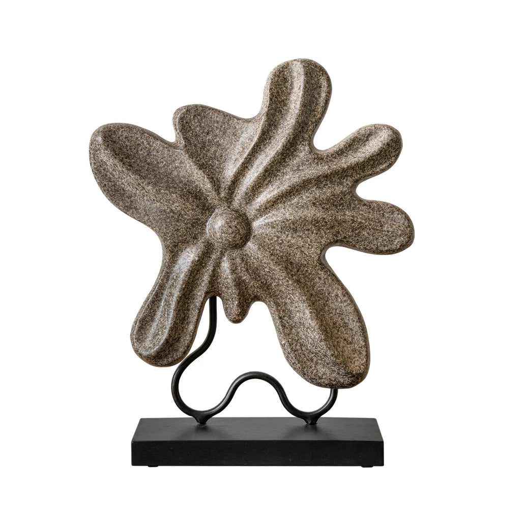 Sculpture florale abstraite
