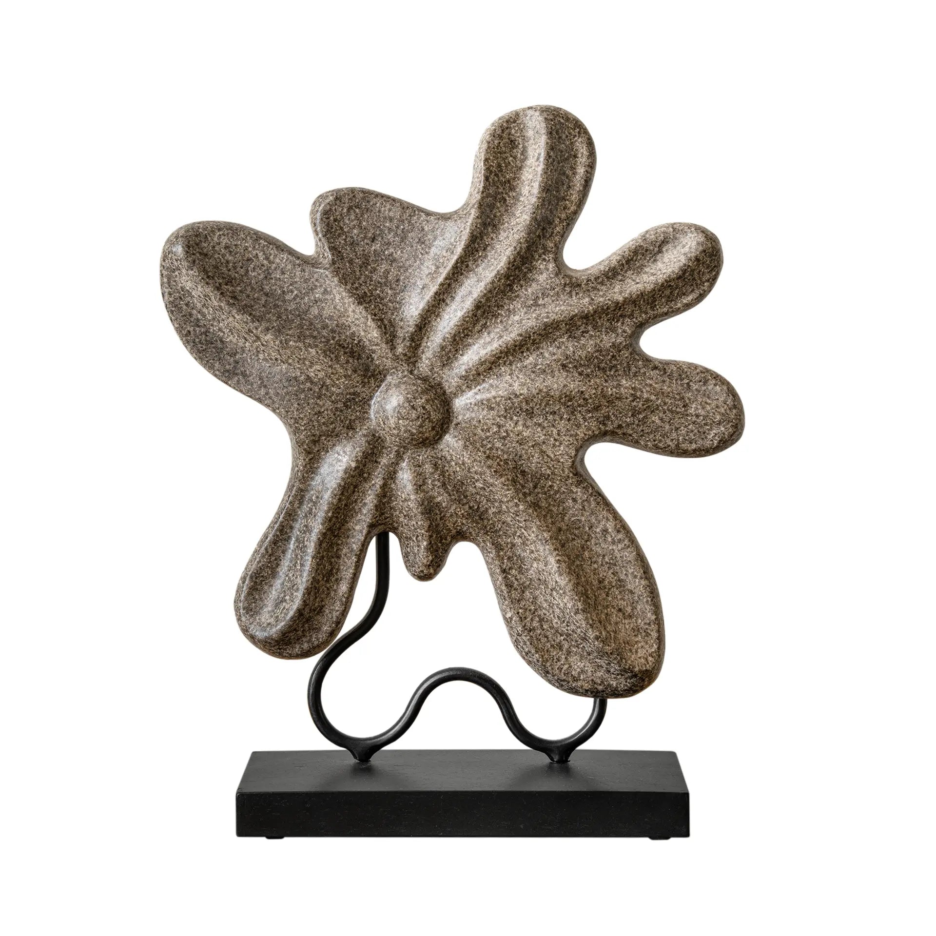 Sculpture florale abstraite