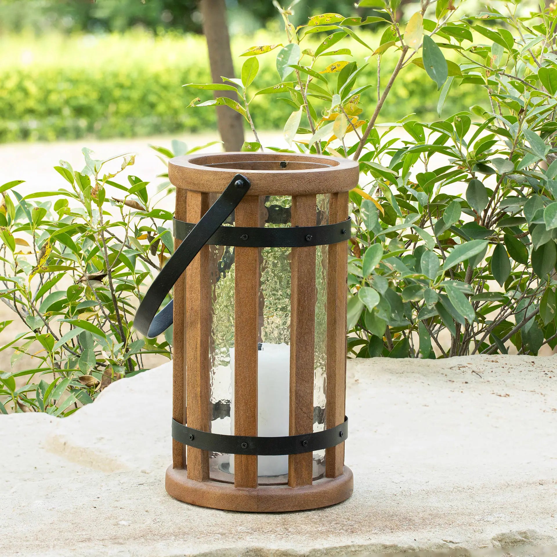 Lanterne Ronde Marron