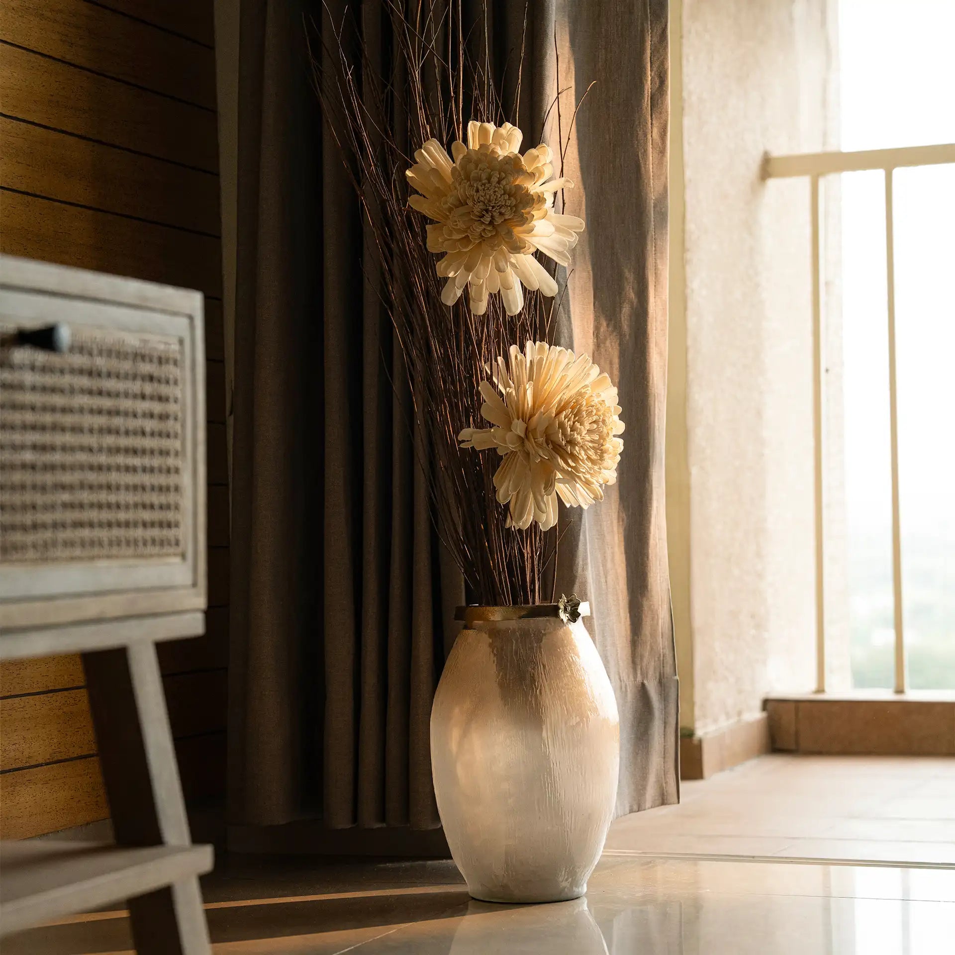 Vase en Verre Fait Main au Design Minimaliste