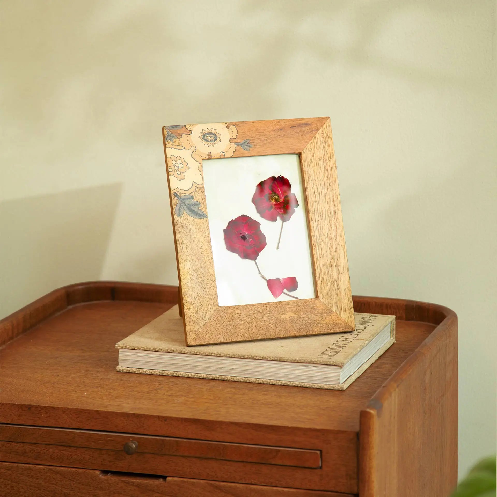 Grand Cadre Photo en Bois Fait Main